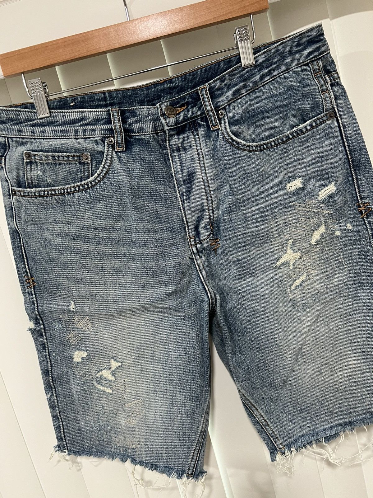 Ksubi Ksubi Wolf Denim Short Rekonize Ruins Size US 34 / EU 50 - 2 Thumbnail