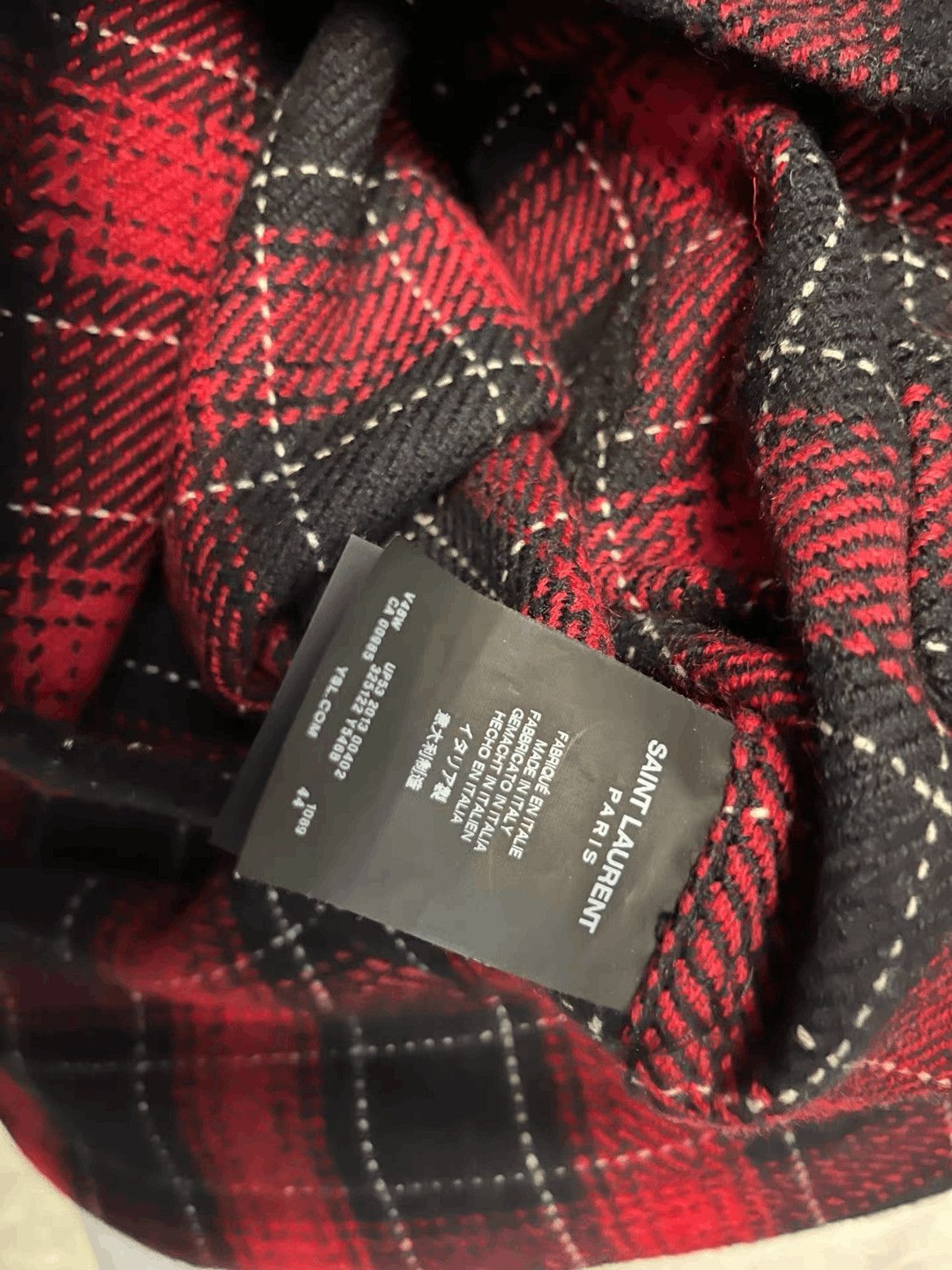 Saint Laurent Paris Saint Laurent Paris 13AW Plaid JAcket Size US S / EU 44-46 / 1 - 4 Thumbnail