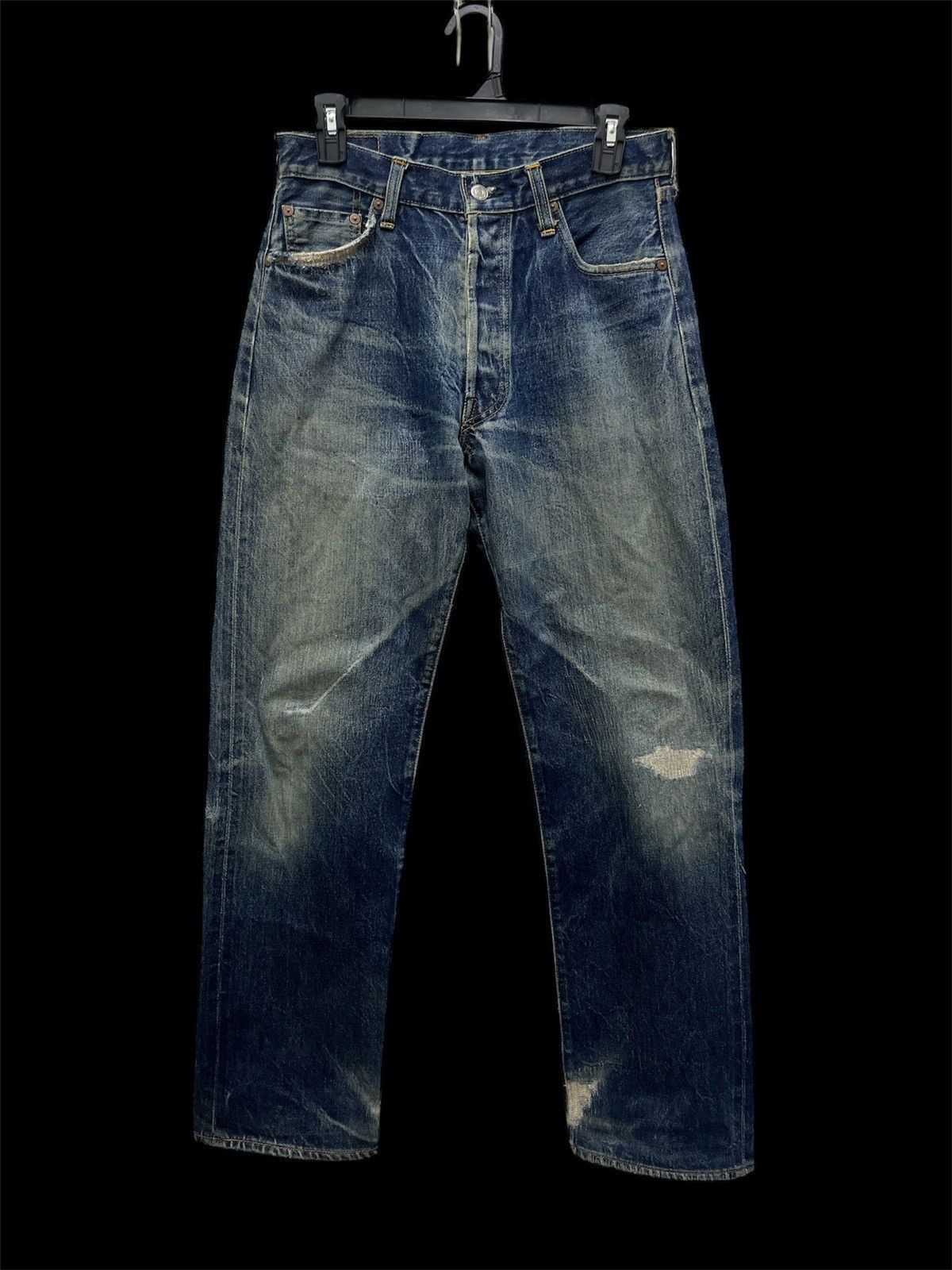 Levi's Vintage Levis 501 XX Big E Selvedge Repaired Denim W30 Size US 30 / EU 46 - 1 Thumbnail