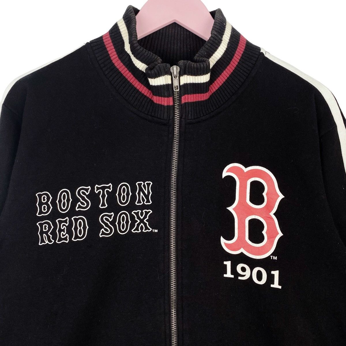 Designer × Vintage Boston Red Sox Full Zip Sweatshirt Crewneck Pullover Jumper Size US M / EU 48-50 / 2 - 2 Thumbnail
