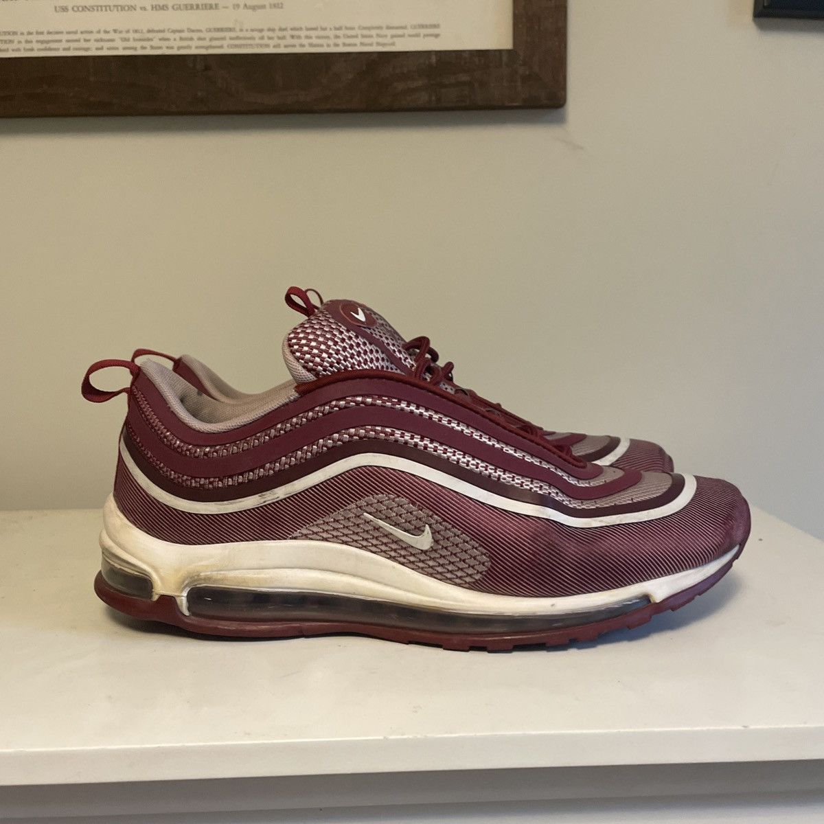 Nike Nike Air Max 97 “Team Red” 2017 - Size 9.5 Size US 9.5 / EU 42-43 - 4 Thumbnail
