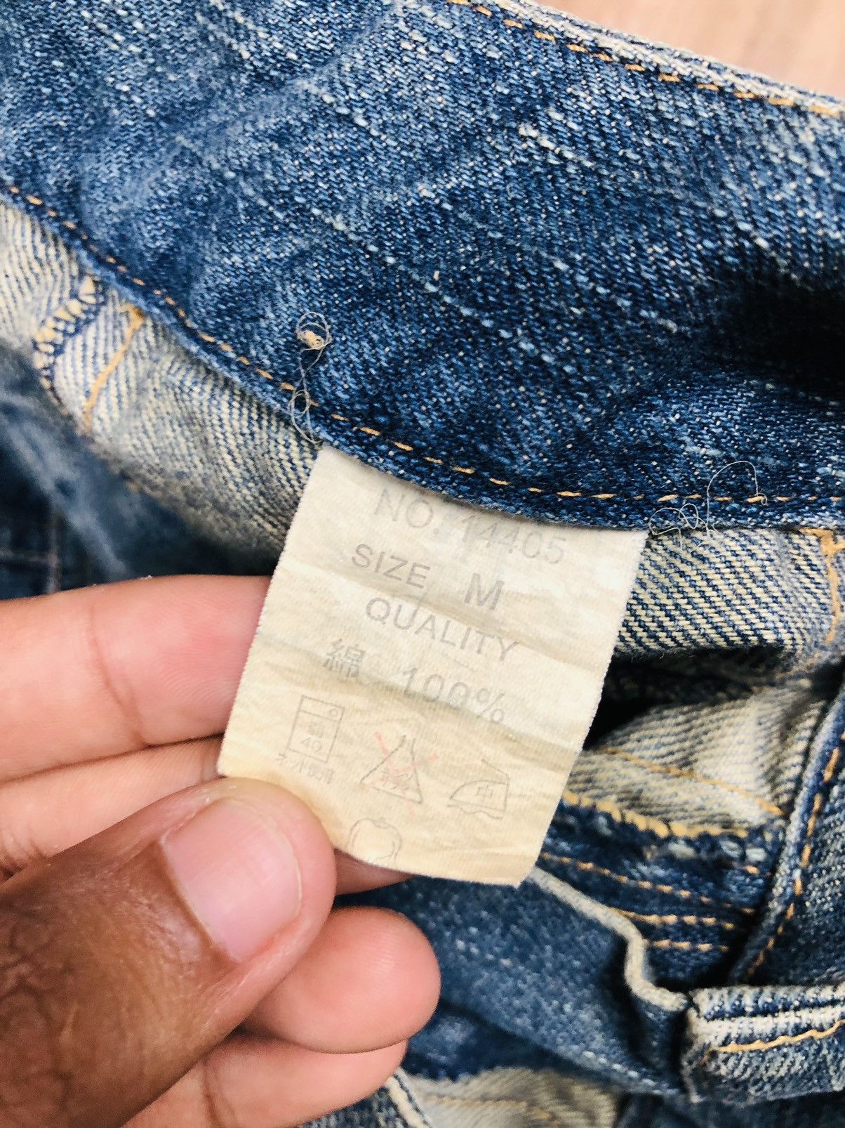Japanese Brand Lav Y2k Multi-Pocket Cargo Flare Jeans (37) Size US 29 - 14 Thumbnail