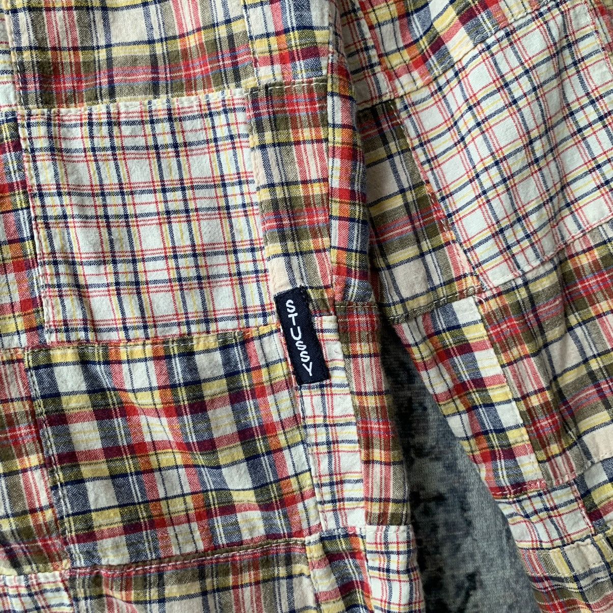 Stussy × Vintage 90’s Stussy Patchwork Button Up Size US S / EU 44-46 / 1 - 2 Thumbnail