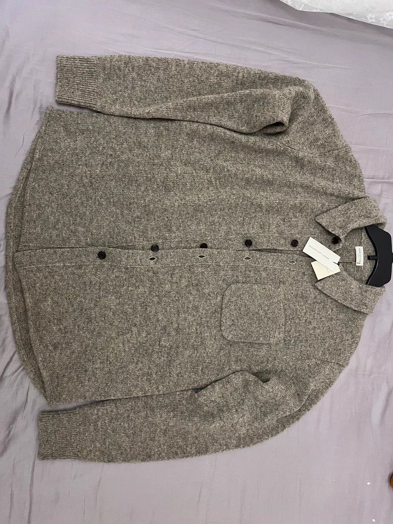 Dries Van Noten dries van noten Brown wool cardigan Size US L / EU 52-54 / 3 - 2 Thumbnail