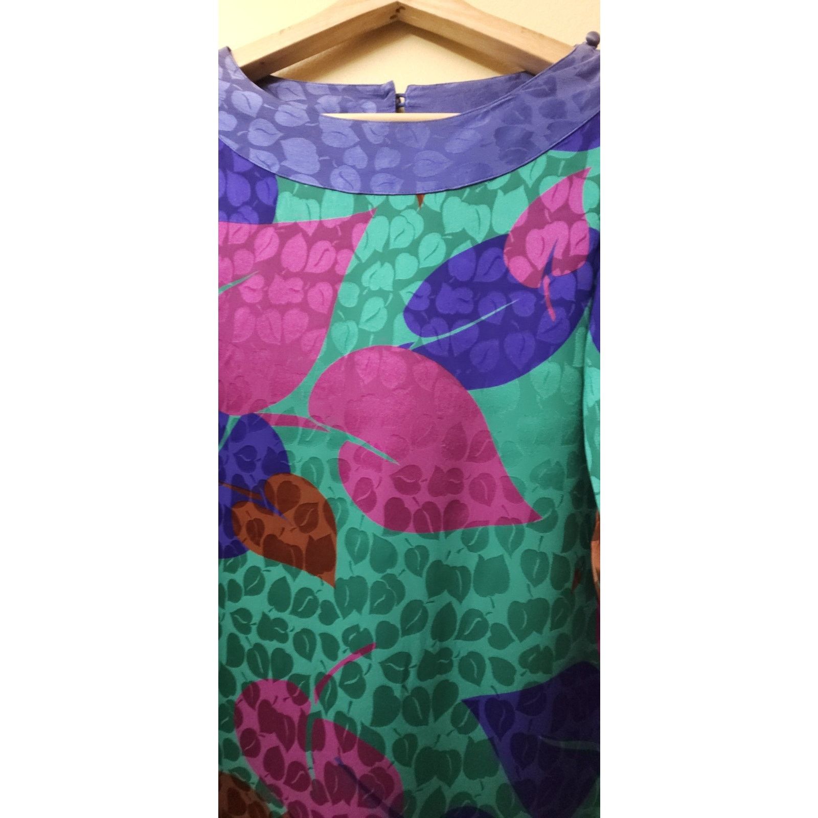 I. Magnin Vintage 90’s I. Magnin Flora Kung Silk Fancy Dress Size 2 Size XS / US 0-2 / IT 36-38 - 6 Thumbnail
