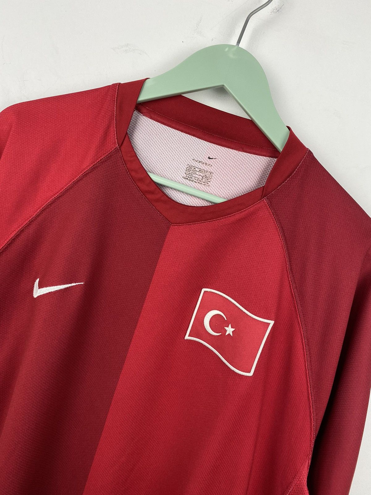 Nike Vintage Turkey 2006 2007 Football Soccer Jersey Italy Spain Size US M / EU 48-50 / 2 - 2 Thumbnail