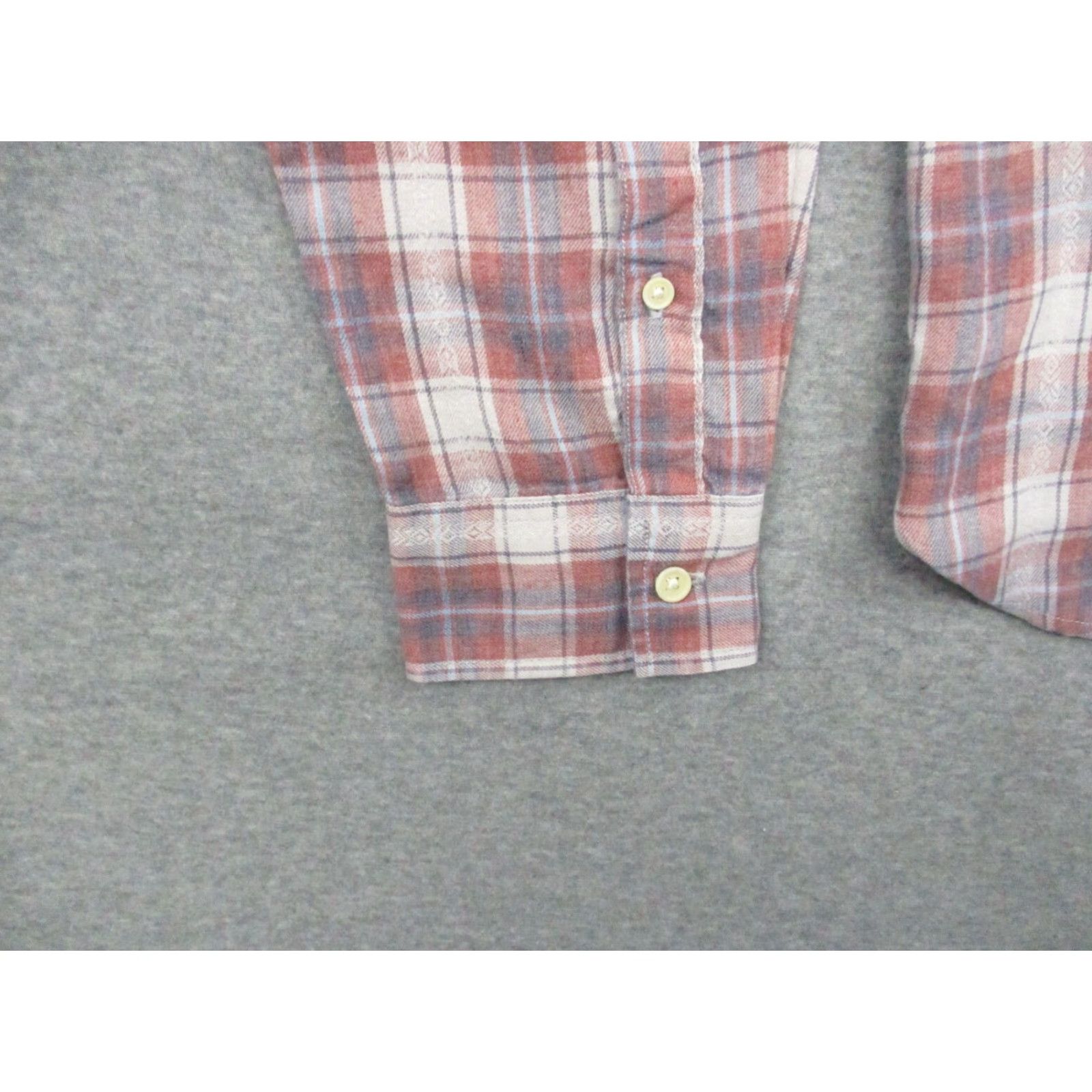 Lucky Brand Lucky Brand Shirt Medium Men Flannel Plaid Button Front Southwestern Pattern Size US M / EU 48-50 / 2 - 5 Thumbnail