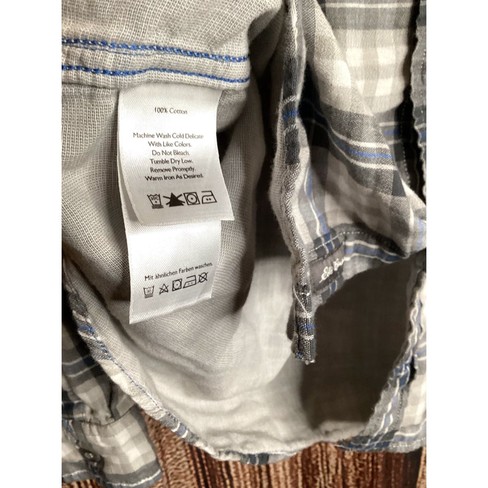 Eddie Bauer Eddie Bauer Button-Down Full Size 2XL Cotton Flannel Plaid Classic Fit Shirt Mens XL? Size US XXL / EU 58 / 5 - 3 Thumbnail