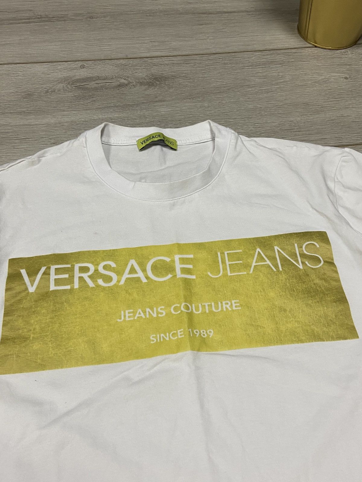 Versace Jeans Couture Versace Jeans Couture big logo t-shirt Size US S / EU 44-46 / 1 - 3 Thumbnail