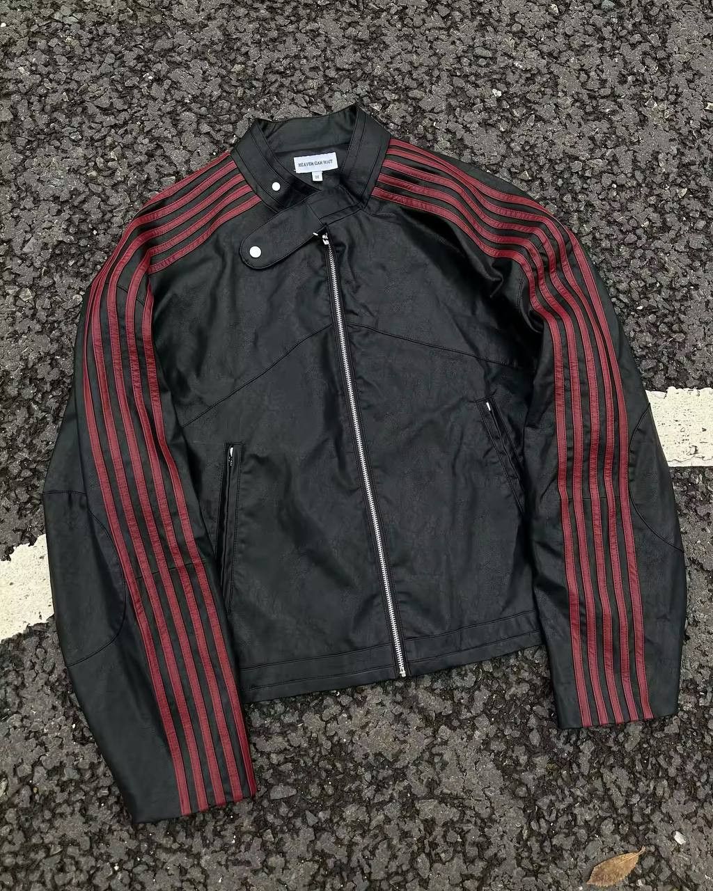 Japanese Brand × Vintage vintage punk jacket with zipper. Size US L / EU 52-54 / 3 - 4 Thumbnail