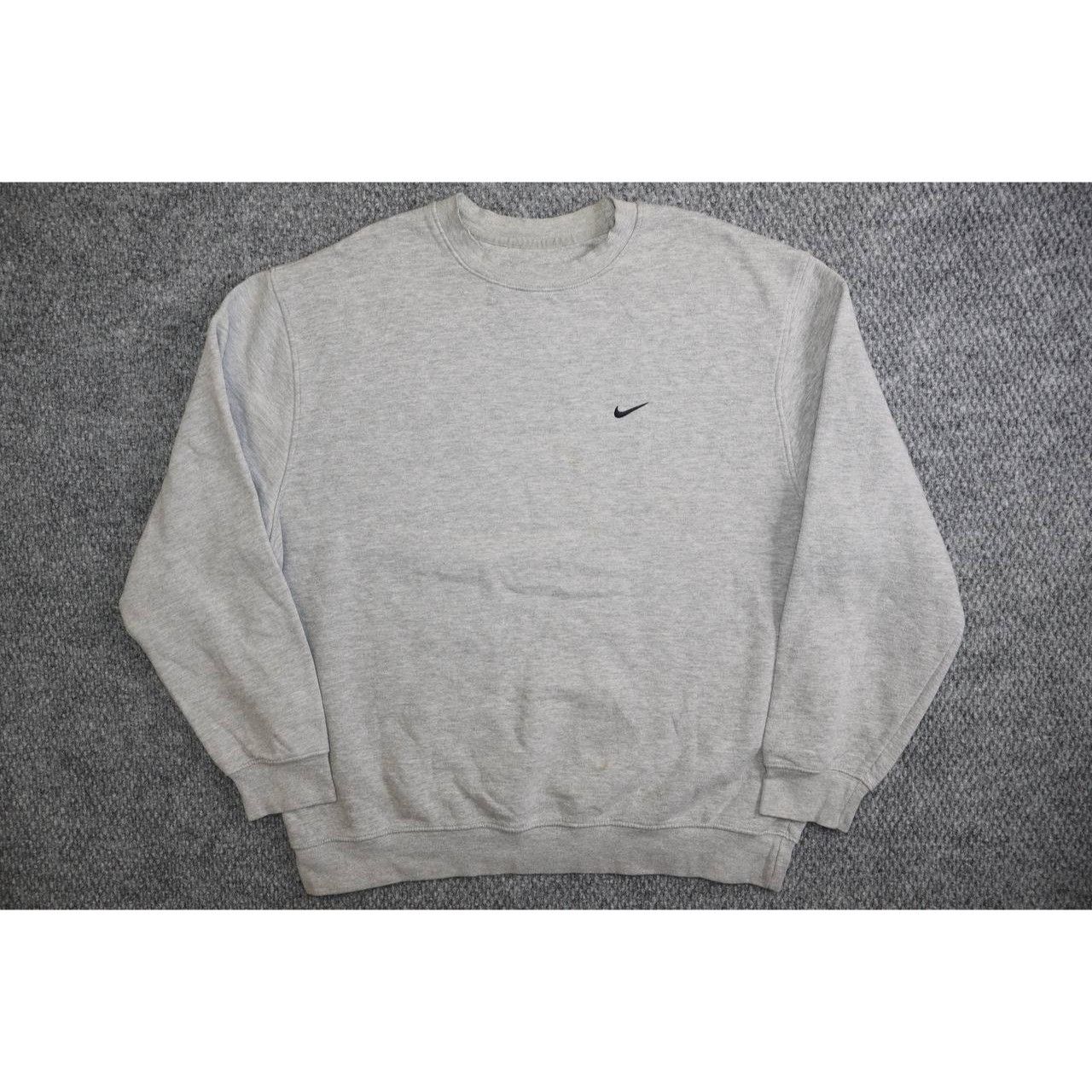 Nike Nike Sweatshirt Men’s XL Gray Fleece Crewneck Swoosh Logo Size US XL / EU 56 / 4 - 6 Thumbnail