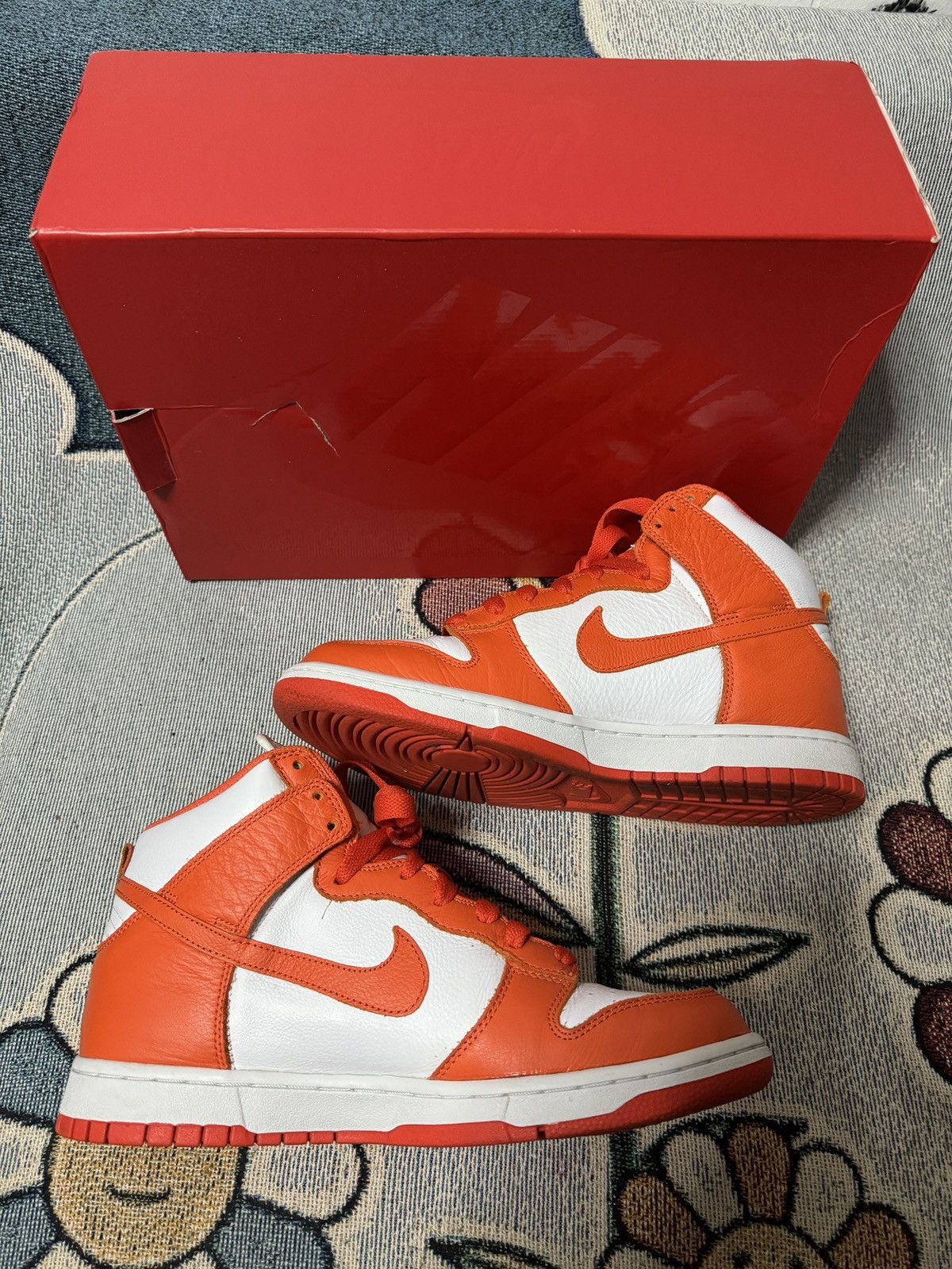Nike NIKE DUNK HIGH RETRO QS - SYRACUSE 2016 Size US 9.5 / EU 42-43 - 4 Thumbnail