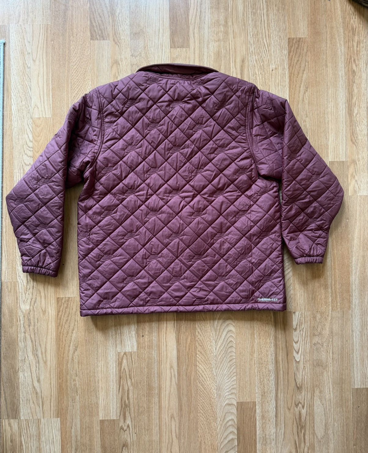 Nike Nike Quilted Coat All-over Logo Size US XL / EU 56 / 4 - 2 Thumbnail