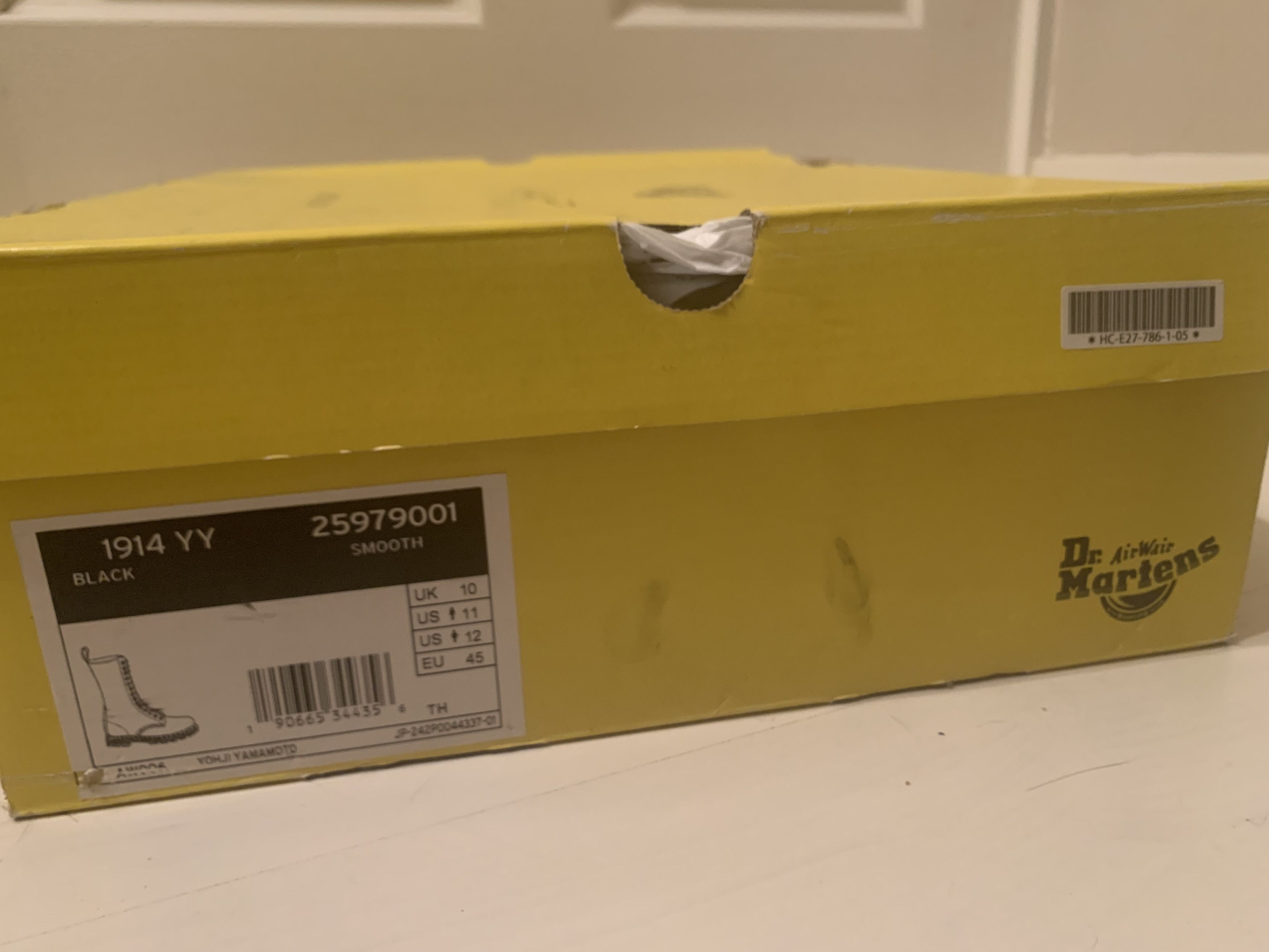 Dr. Martens × Yohji Yamamoto Yohji Yamamoto x Dr. Martens 1914 Zipper Airwair Boots Size US 11 / EU 44 - 11 Thumbnail