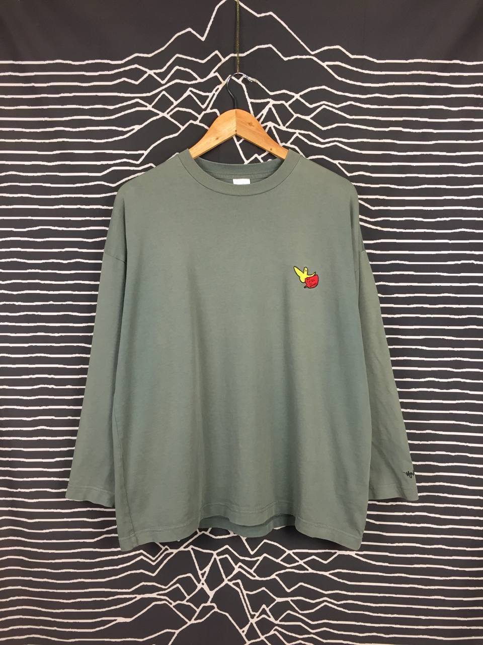 Vintage Vtg Mark Gonzales My Spire Is Happy Longsleeve Tee Size US M / EU 48-50 / 2 - 1 Thumbnail