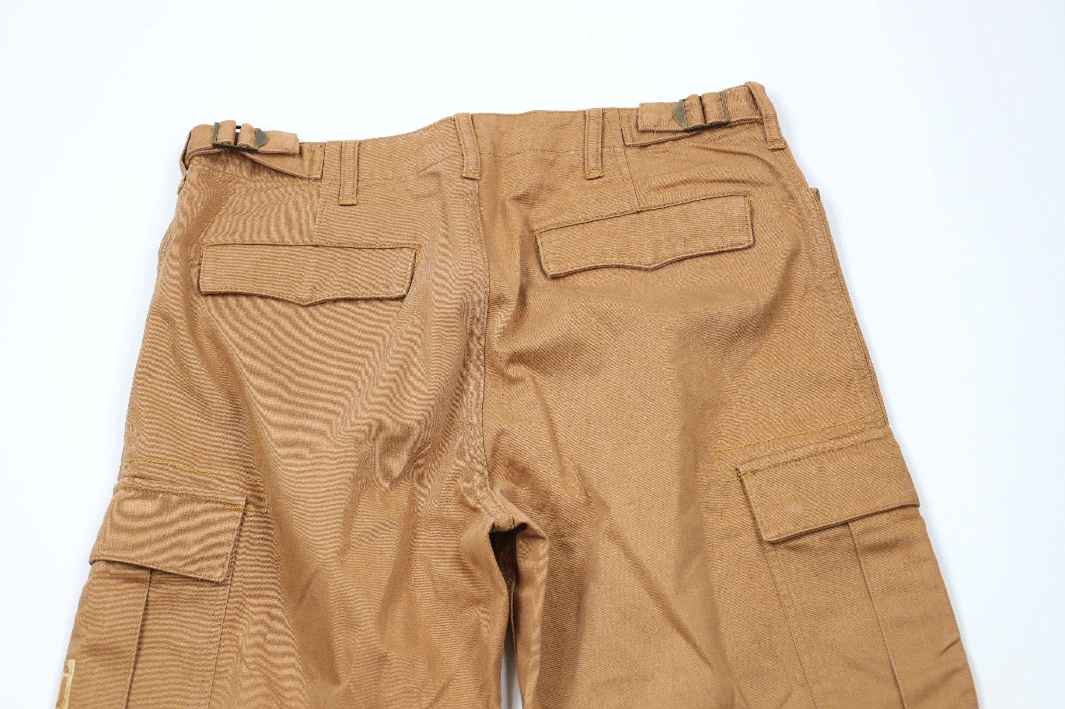 Sean John × Vintage Vintage 90s Y2K Sean John Baggy Wide Leg Cargo Pants Brown Size US 32 / EU 48 - 12 Thumbnail