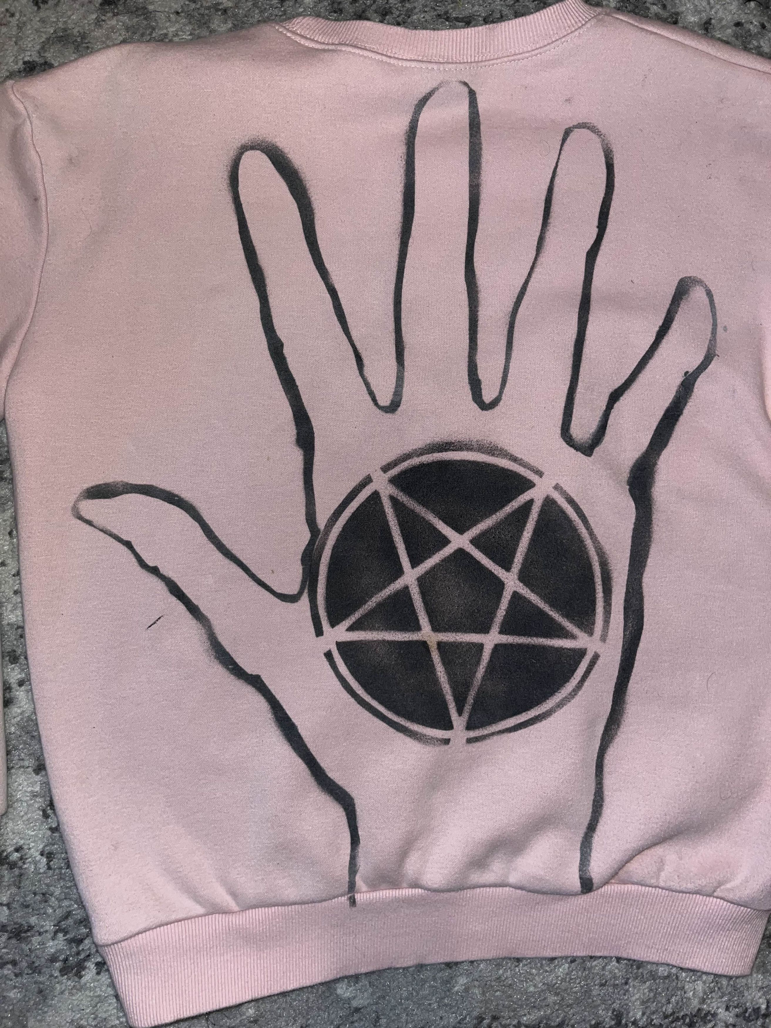 Stussy Custom Night Stalker Stussy Pink Sweatshirt Size US S / EU 44-46 / 1 - 4 Thumbnail
