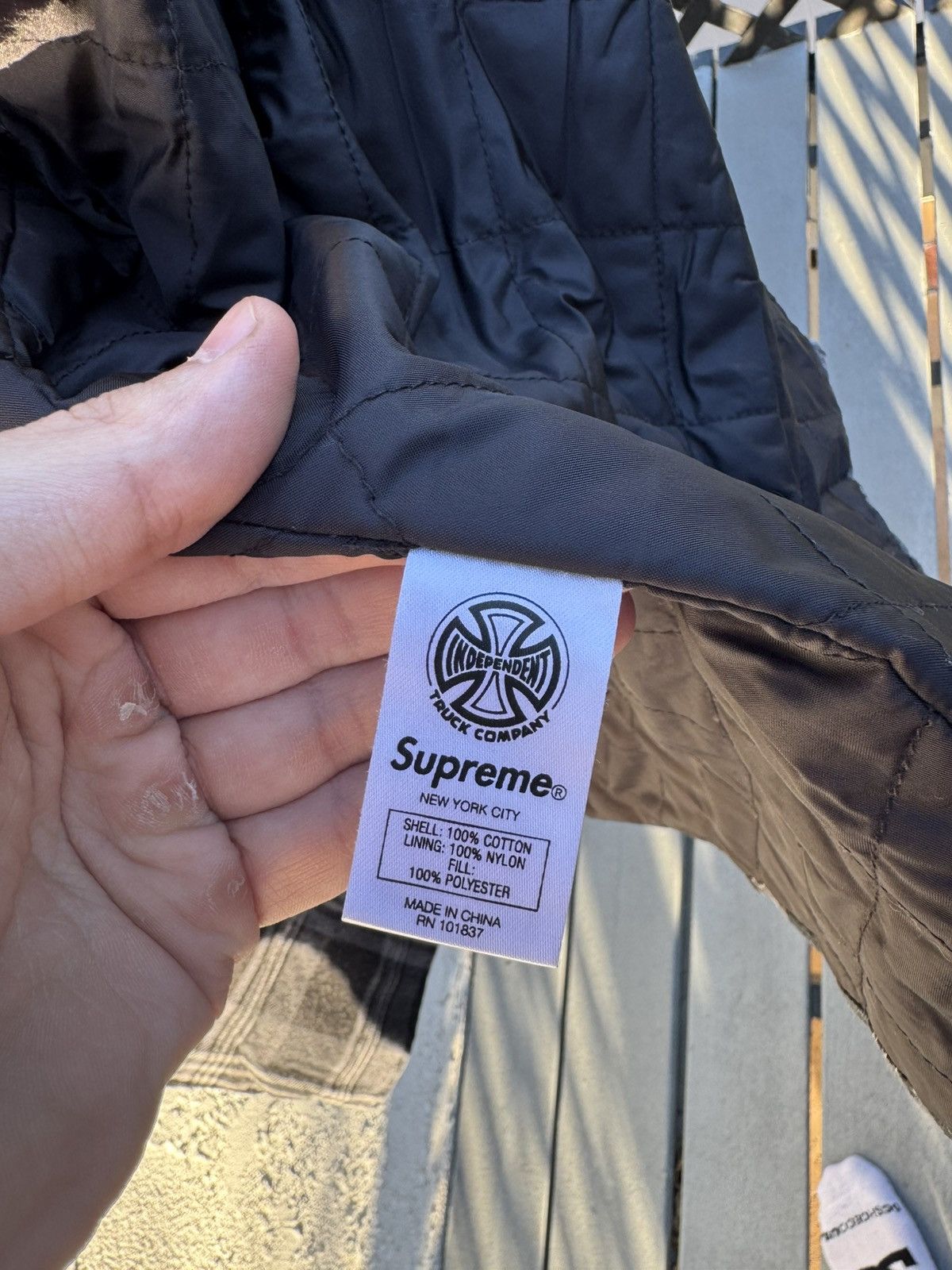 Supreme Supreme independent quilted flannel Size US M / EU 48-50 / 2 - 10 Thumbnail