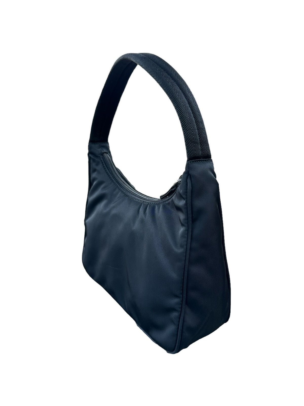 Prada AUTHENTIC PRADA MINI BLACK NYLON HOBO BAG Size ONE SIZE - 7 Thumbnail