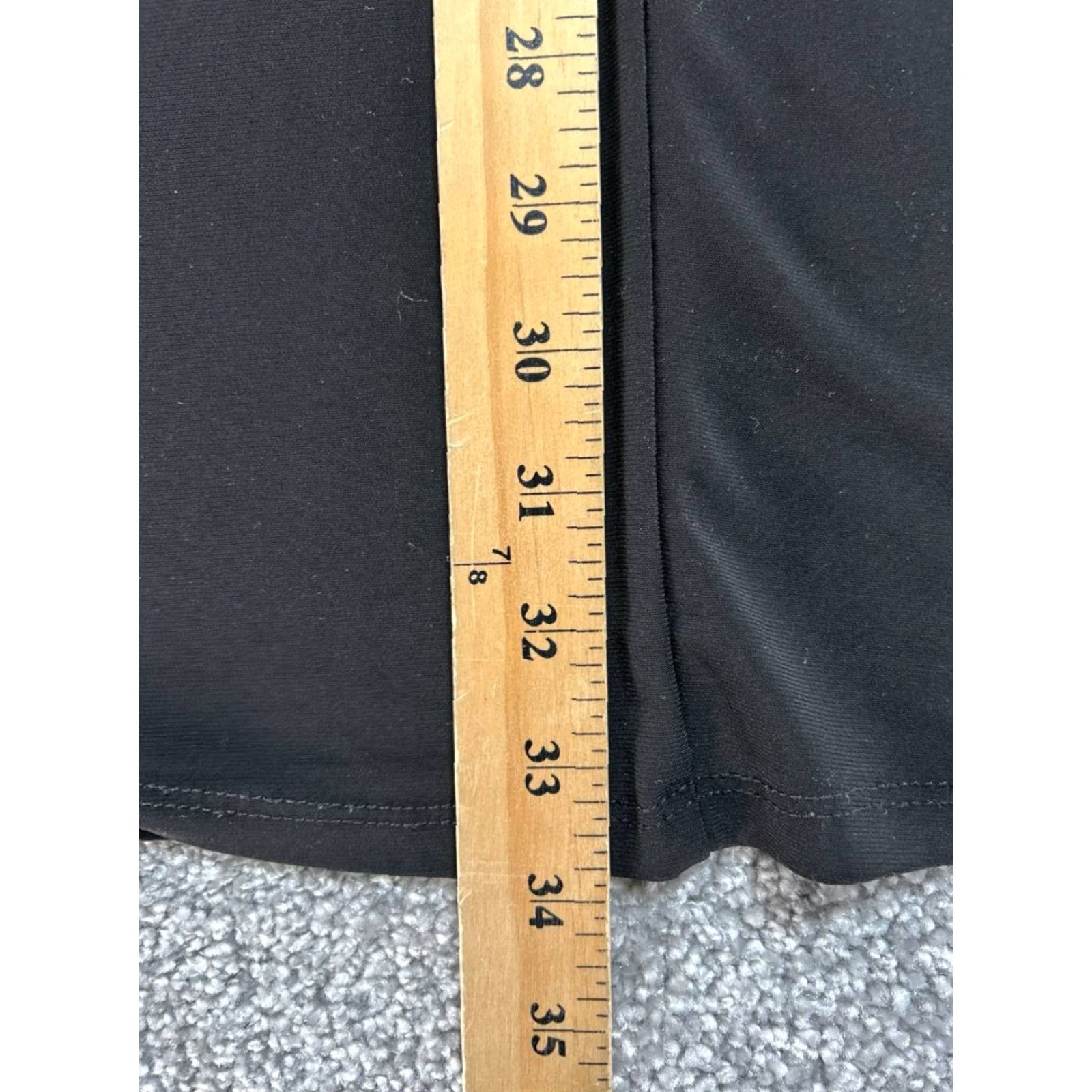 Theory Theory Dress Womens Medium Black A Line Stretch Round Neck Flared Sleeve Summer Size M / US 6-8 / IT 42-44 - 7 Thumbnail
