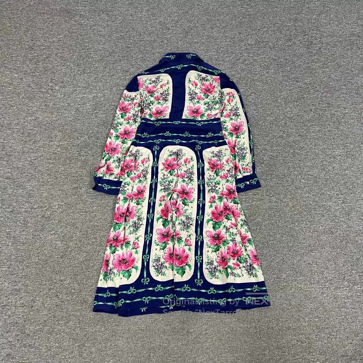 Gucci Gucci Silk Floral Long. Size S / US 4 / IT 40 - 8 Thumbnail