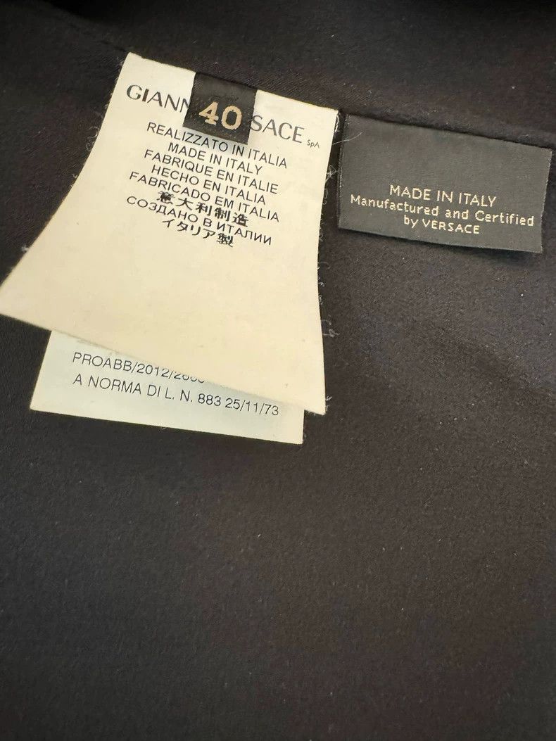 Versace Versace Classic black coat Size S / US 4 / IT 40 - 4 Thumbnail