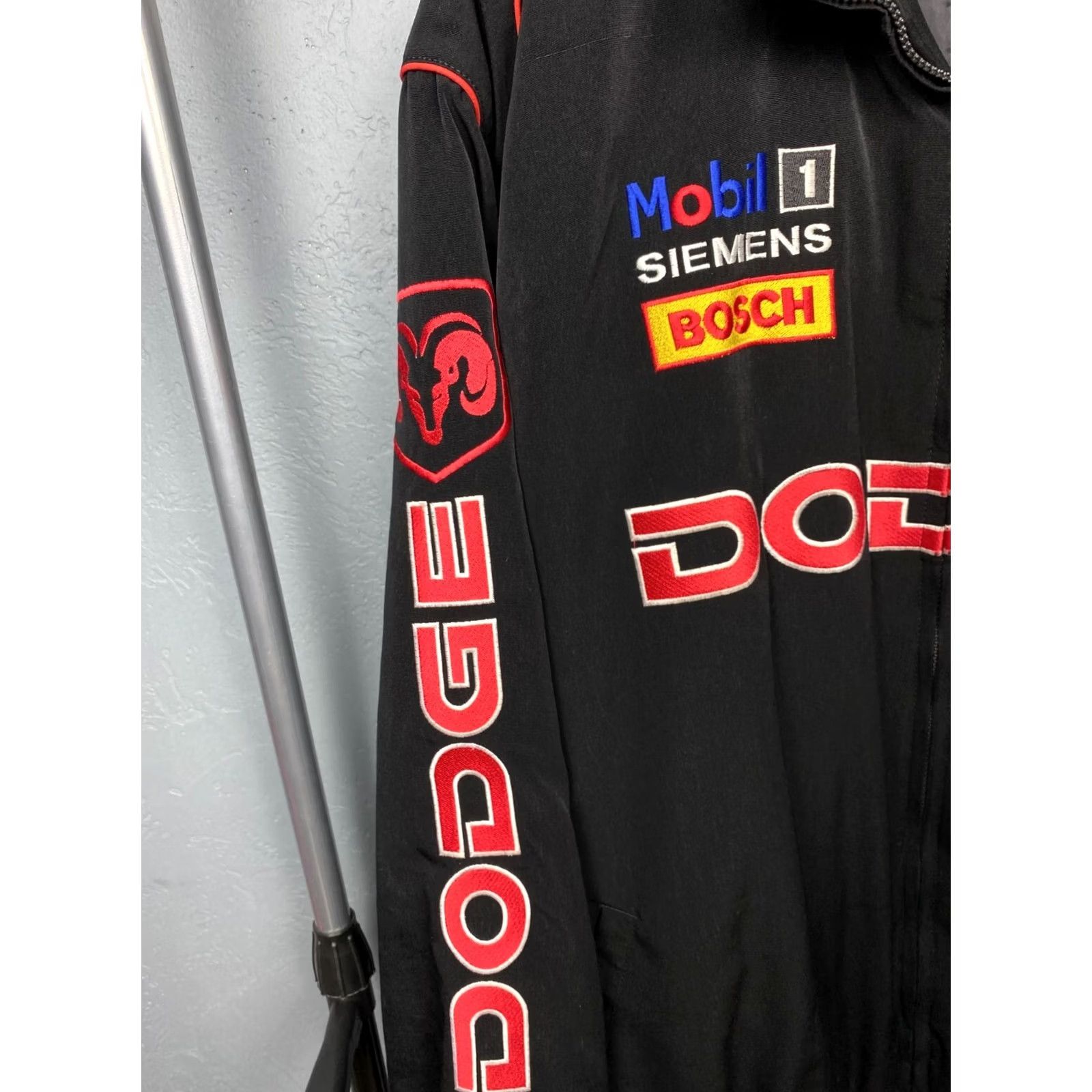 Vintage VINTAGE Dodge Jacket Racing Mens XXL Black Logo Windbreaker Size US XXL / EU 58 / 5 - 3 Thumbnail