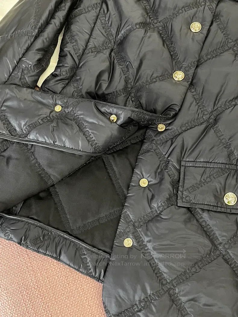 Chanel Chanel Equestrian series black diamond-patterned cotton ja Size XXS / US 00 / IT 34 - 5 Thumbnail