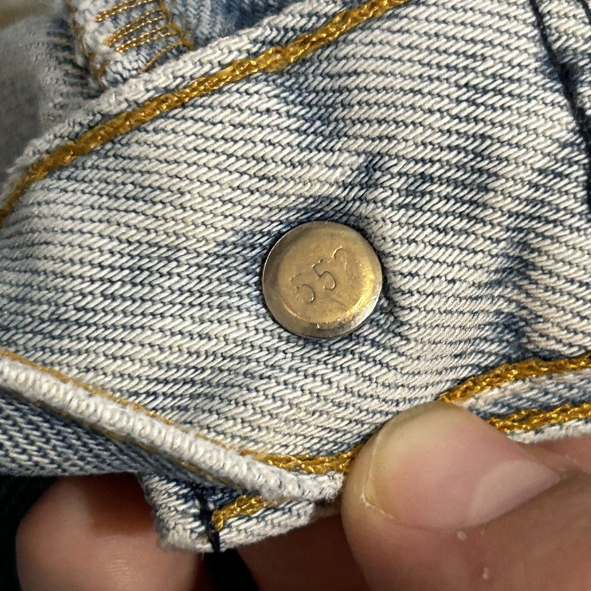 Levi's × Vintage 80’s Vintage Levi’s 501xx Made in USA Distressed Denim 32x28 Size US 32 / EU 48 - 7 Thumbnail