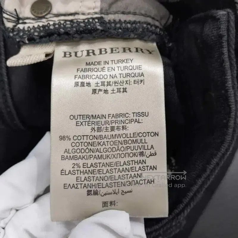 Burberry Burberry Women's Black Denim Pants in Size M. Size 26" / US 2 / IT 38 - 5 Thumbnail