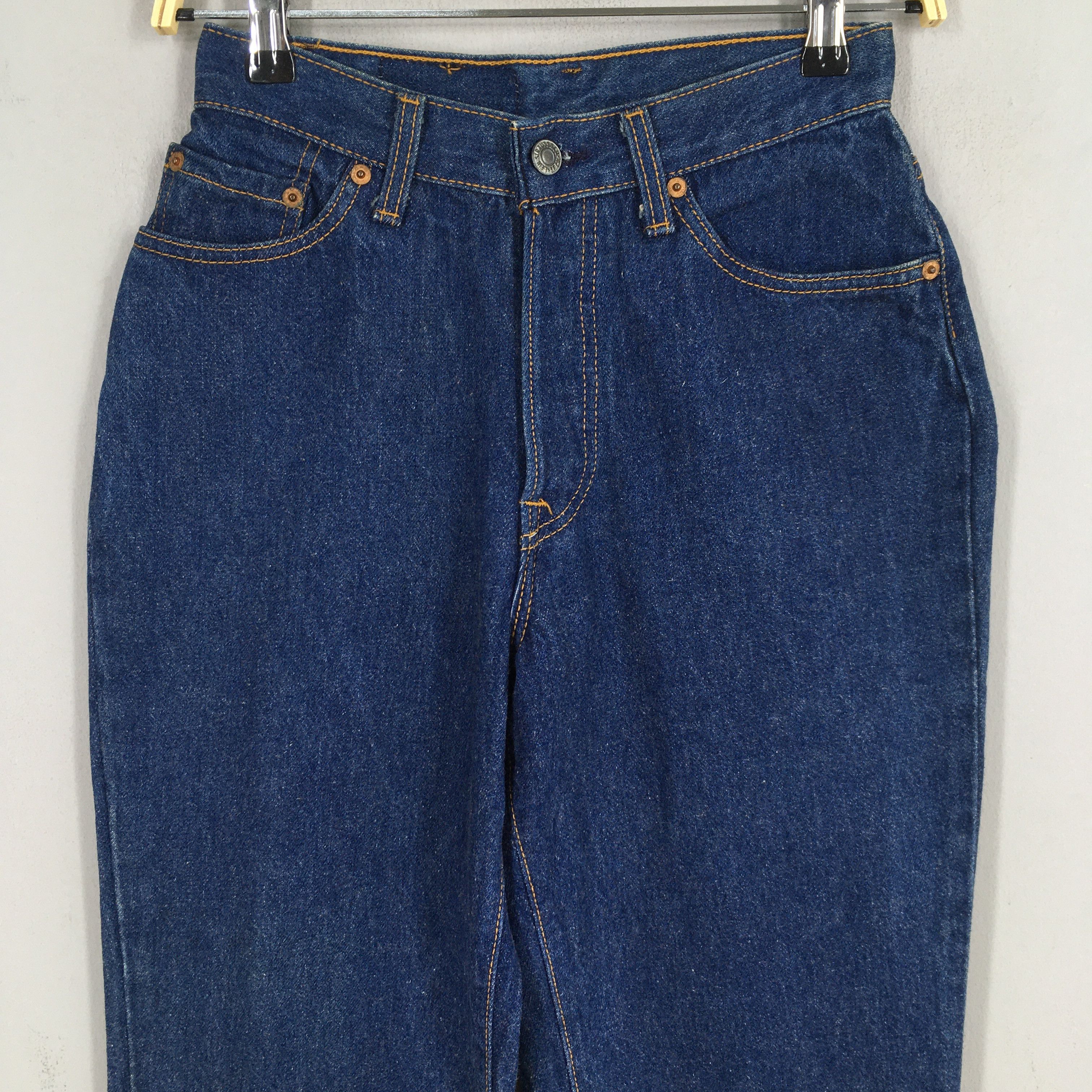 Levi's Size 23x31 Vintage 90s Levi's 501 Faded Blue Jeans S334 Size 23" - 2 Thumbnail