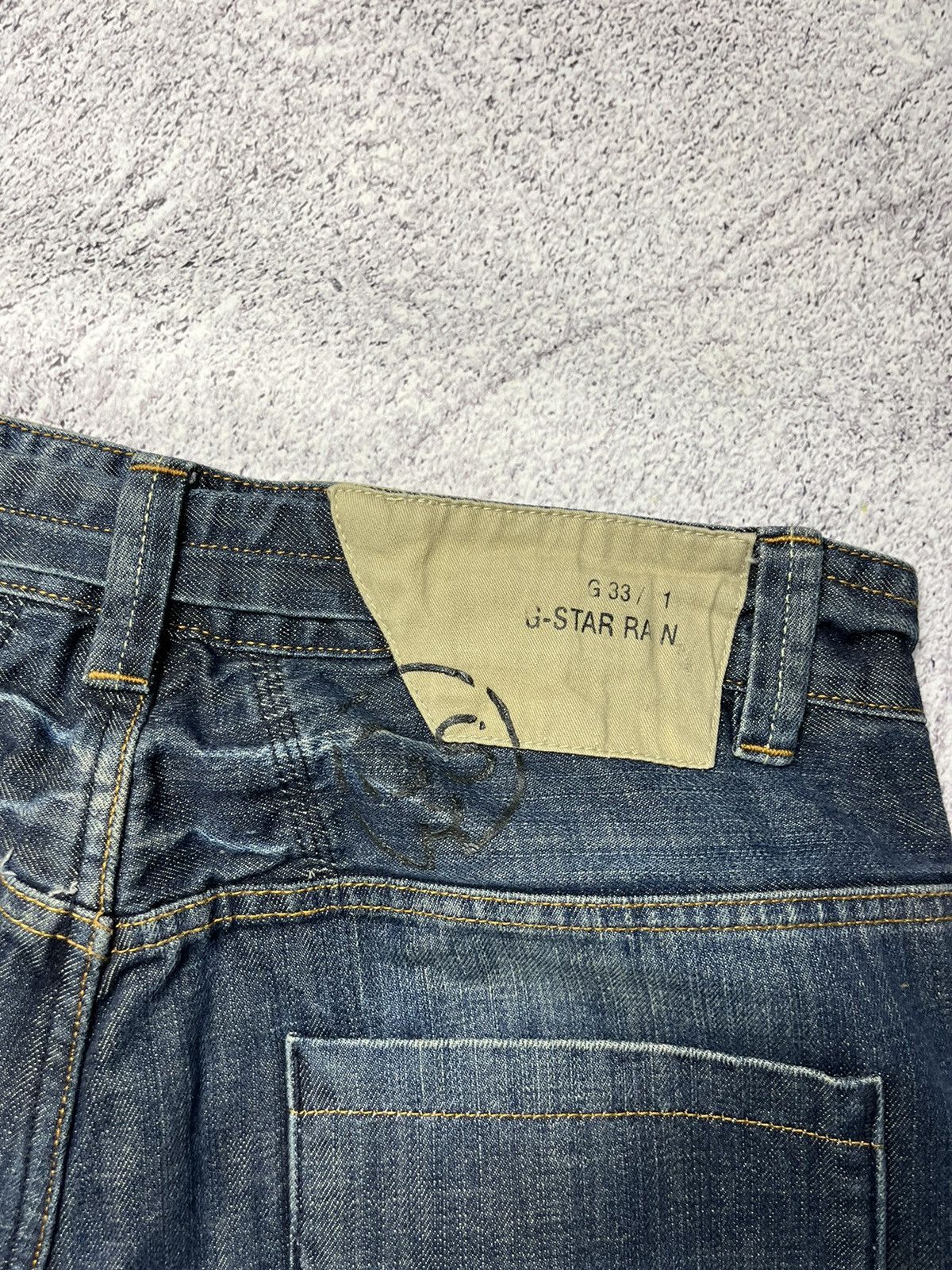 G-Star Vintage G Star Raw Denim Knee Avant Garde Pants / Jeans Rare Size US 34 / EU 50 - 3 Thumbnail