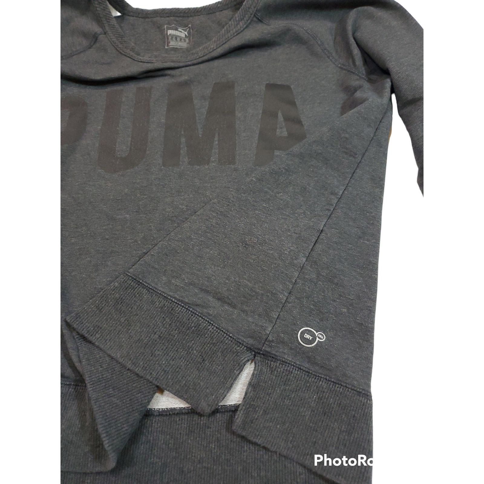 Puma PUMA | Grey Dry Cell Branded Sweatshirt | Size XL Size XL / US 12-14 / IT 48-50 - 4 Thumbnail