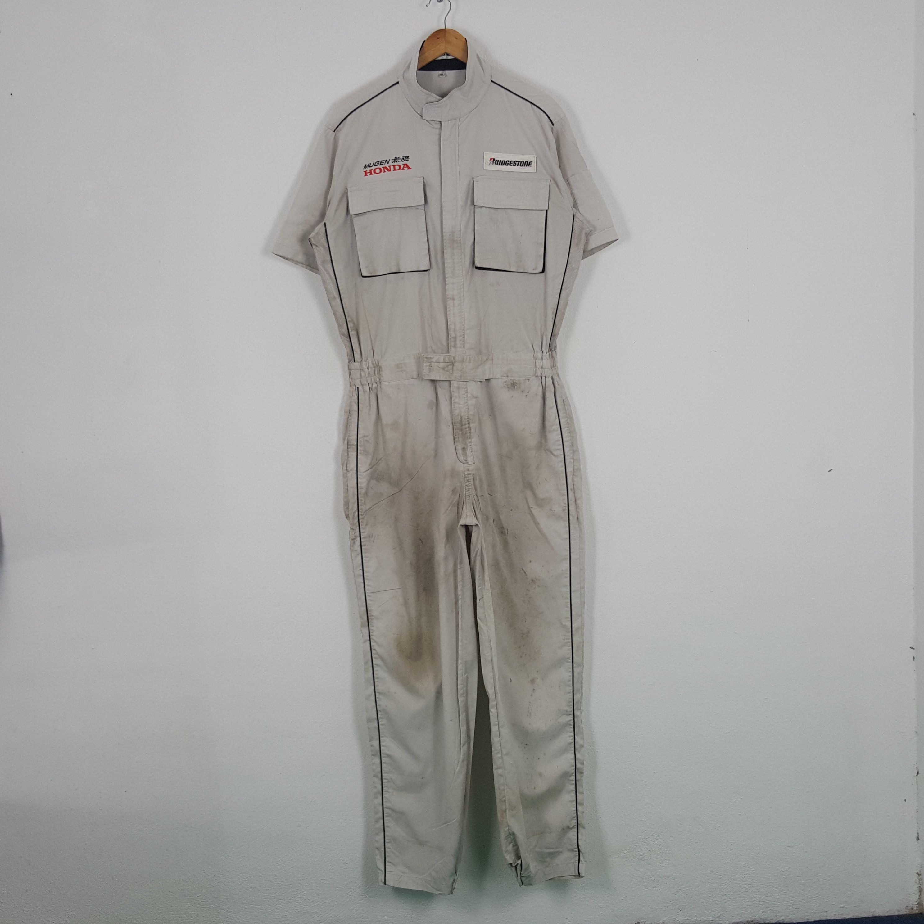 Honda × Japanese Brand × Vintage Vintage Mugen Honda Japanese Racing Team Custom Art Jacket Size US L / EU 52-54 / 3 - 3 Thumbnail