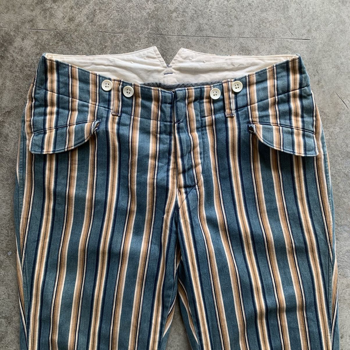 45rpm 45rpm Vintage Suspenders Trousers Style Kapital Size US 29 - 3 Thumbnail
