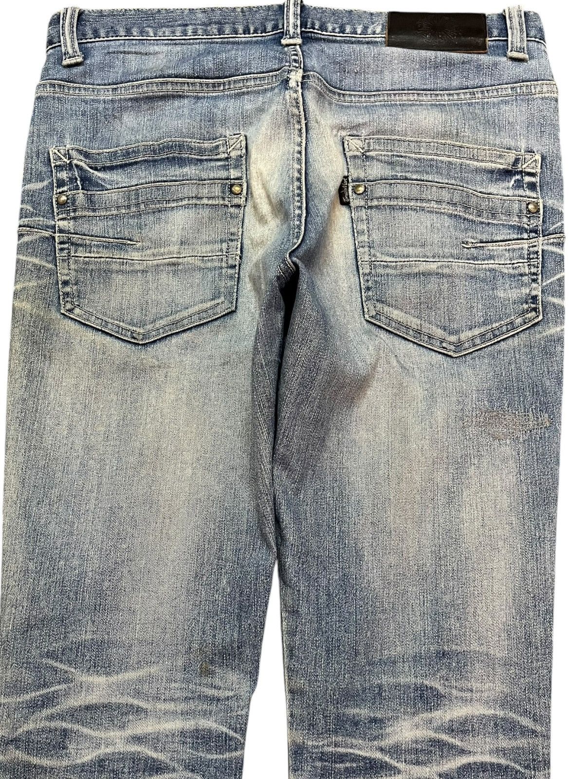 Tornado Mart Vintage Tornado Mart Skinny Mudwash Distressed Denim Size US 31 - 6 Thumbnail