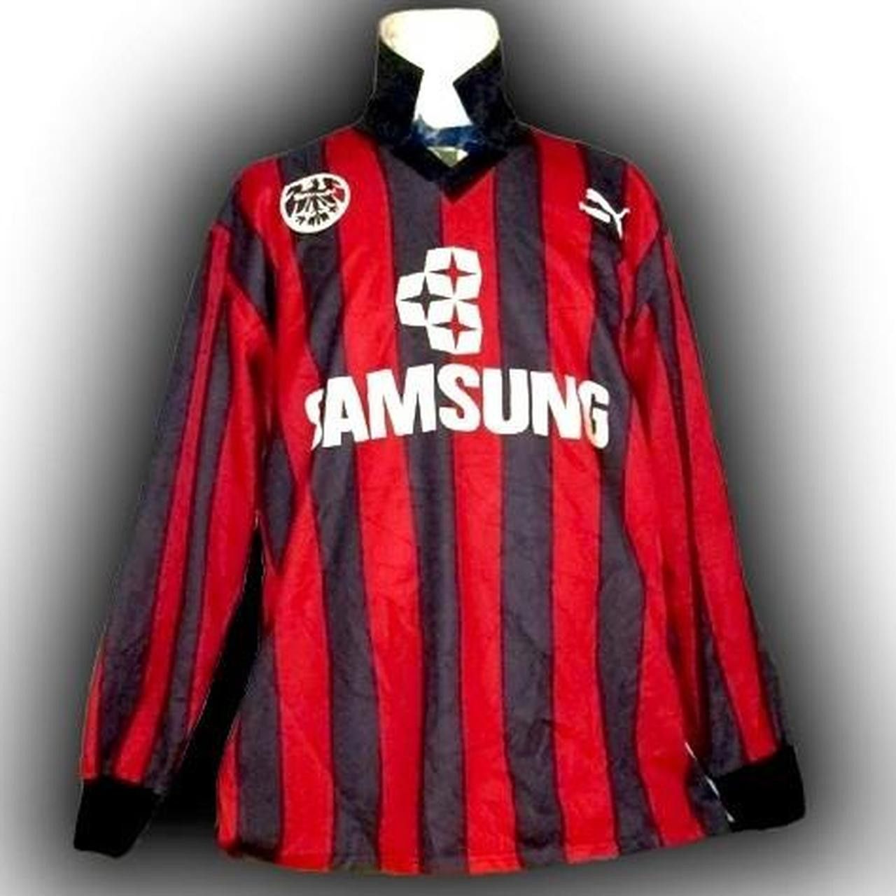 Puma Eintracht Frankfurt Germany 1992 1993 Away Shirt Jersey Size US XL / EU 56 / 4 - 2 Thumbnail