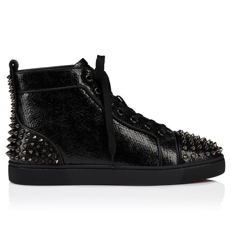 Christian Louboutin oc11z0126 Lou Spikes in Black Size US 8 / EU 41 - 2 Thumbnail