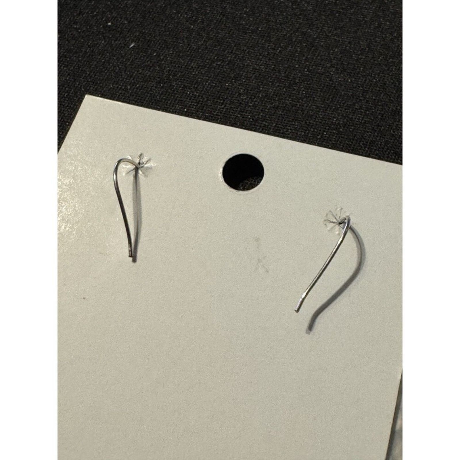 Other Mother of Pearl 925 Sterling Silver Fish Hook Earrings New Size ONE SIZE - 5 Thumbnail