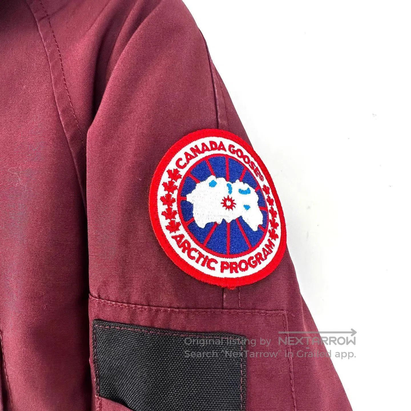 Canada Goose Red Heavy Winter Coat with Hood Size S. Size US S / EU 44-46 / 1 - 5 Thumbnail
