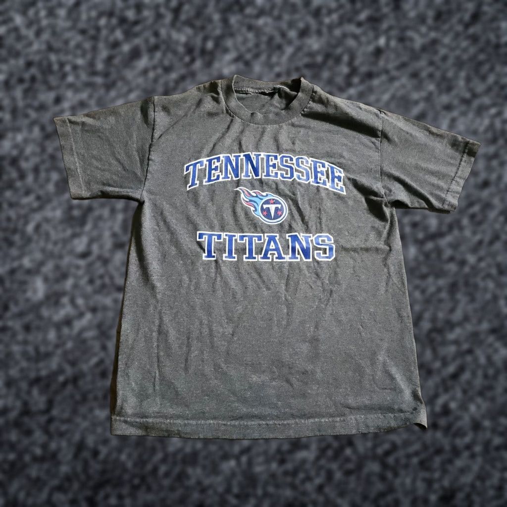 NFL VINTAGE NFL Tennessee Titans Graphic T Shirt Men’s S Heathered Gray Size US S / EU 44-46 / 1 - 1 Thumbnail