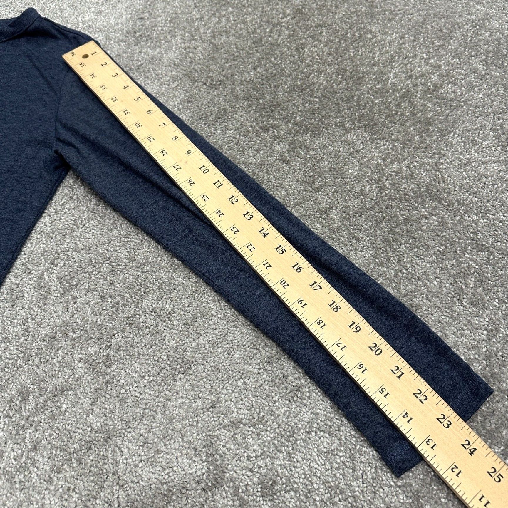 Vintage UNBRANDED Basic Long Sleeve T-Shirt Womens Medium Blue Casual Tee Size M / US 6-8 / IT 42-44 - 5 Thumbnail