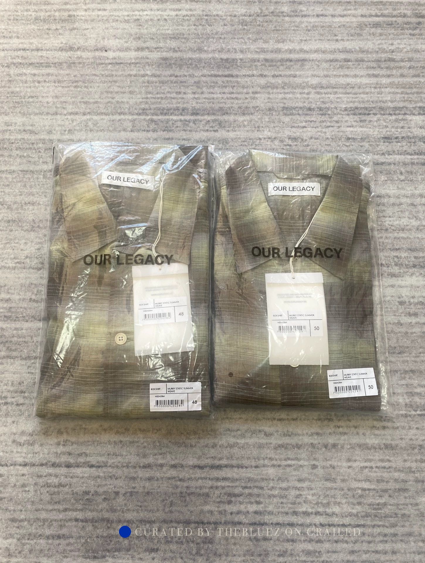 Our Legacy Murky Static Blurred Check Box Shirt Size US M / EU 48-50 / 2 - 1 Thumbnail