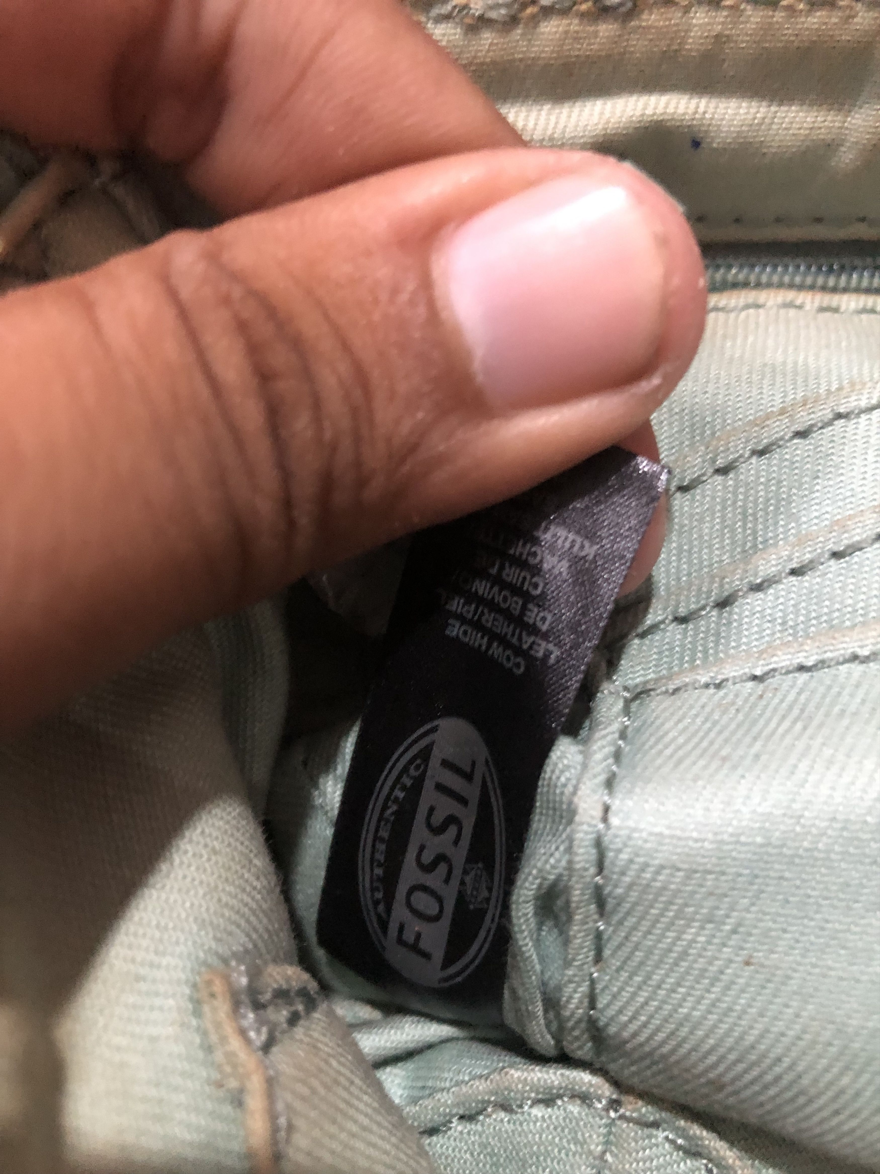 Fossil Fossil Sage Green Pebbled Leather Size ONE SIZE - 11 Thumbnail