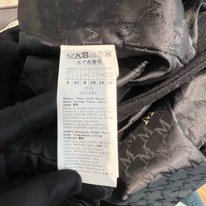 Other Max Mara Black Double-Breasted Coat-2508 Size US M / EU 48-50 / 2 - 4 Thumbnail