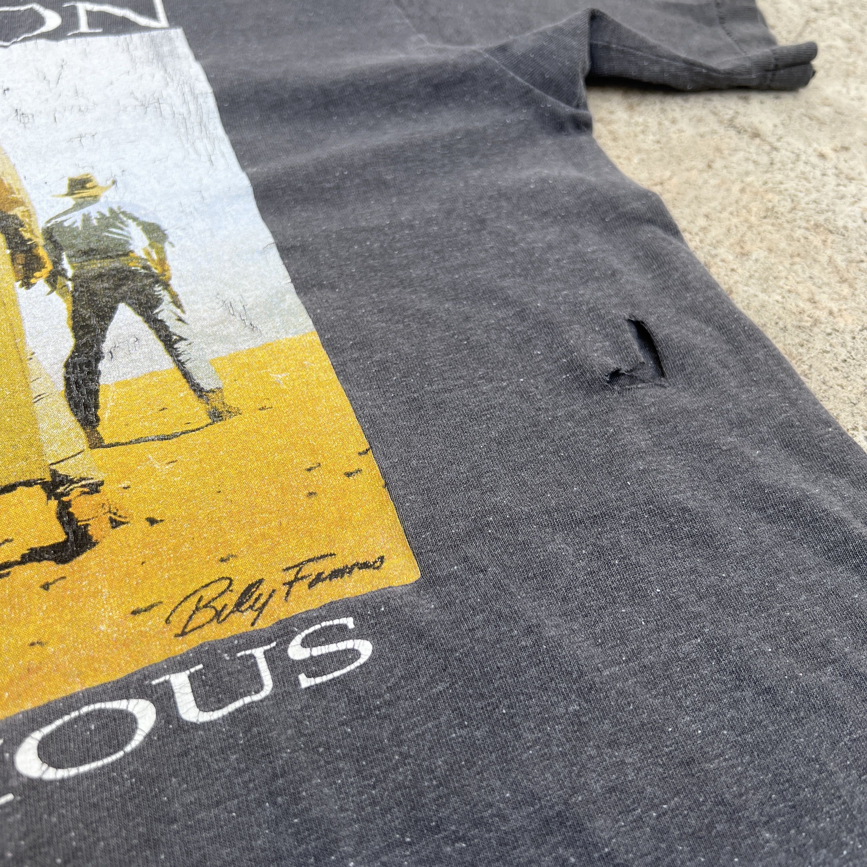 Vintage Vintage 90s High Noon Tombstone Cowboy Movie Promo Tee Faded Size US L / EU 52-54 / 3 - 4 Thumbnail