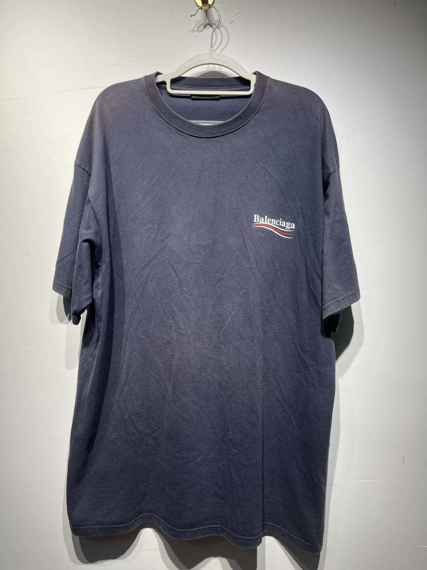 Balenciaga Balenciaga Retro Printed T-Shirt L Men Size US L / EU 52-54 / 3 - 1 Thumbnail