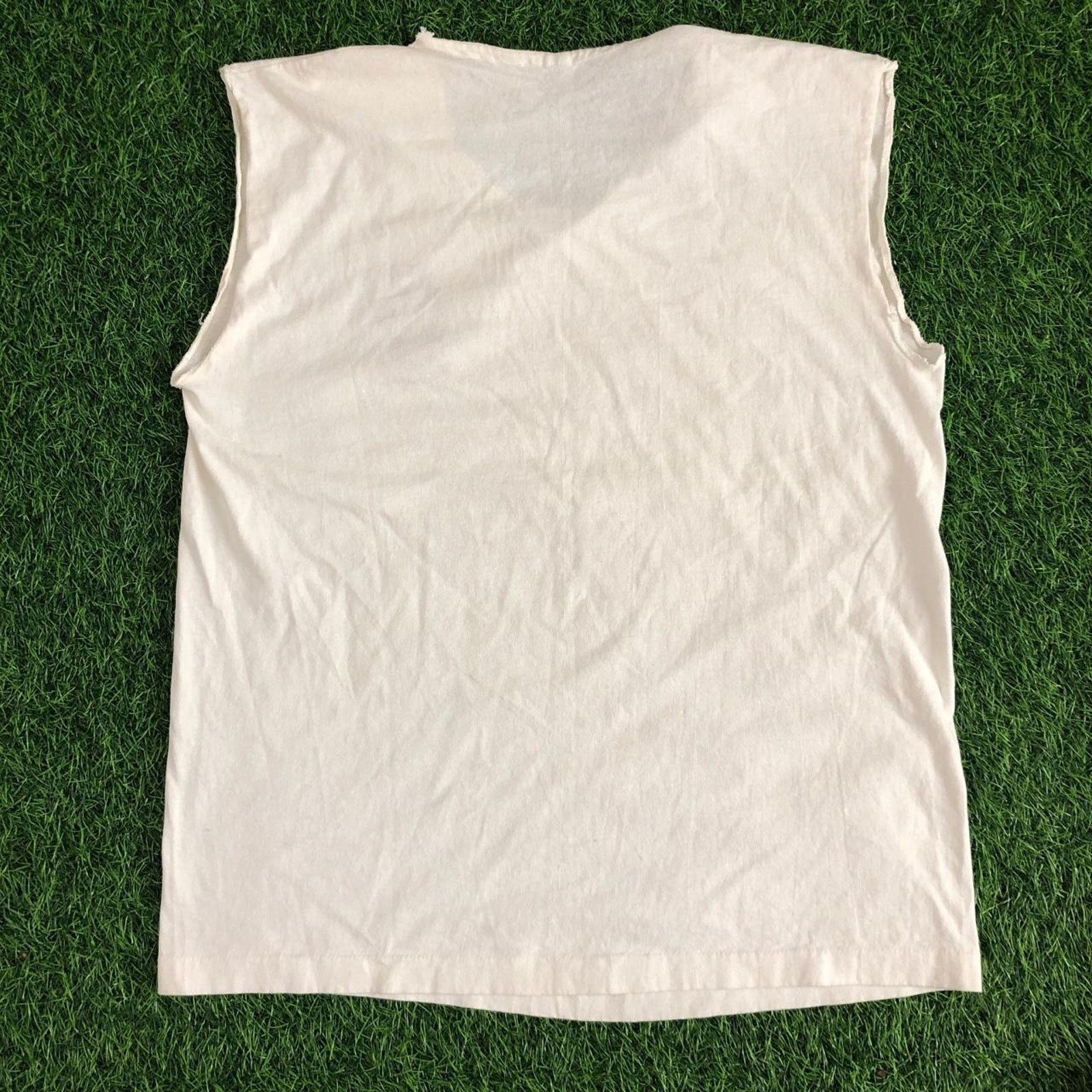 Other White Vintage Embroidered Tasmanian Devil Graphic Tank Top Size US L / EU 52-54 / 3 - 2 Thumbnail