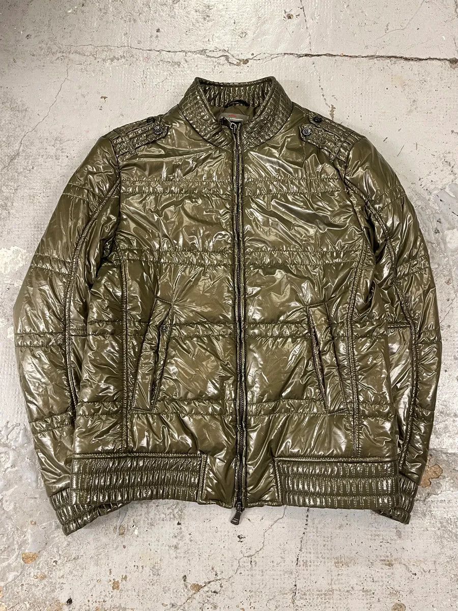 Daniele Alessandrini Daniele Alessandrini Green Patent Puffer British Puffer Jacket Size US M / EU 48-50 / 2 - 4 Thumbnail