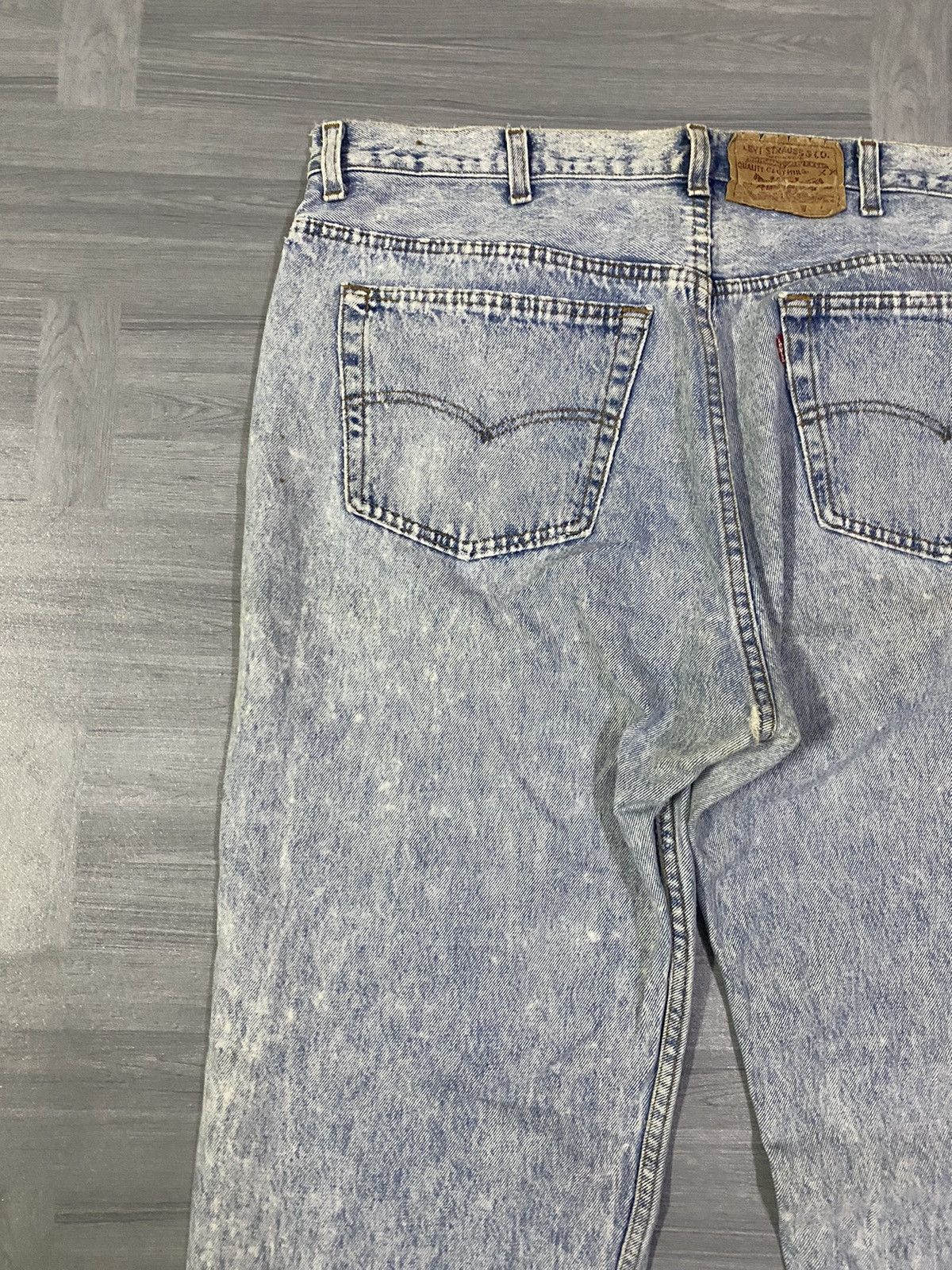 Levi's Vintage USA Levis 501 Distressed Light Wash Jeans Size US 40 / EU 56 - 20 Thumbnail